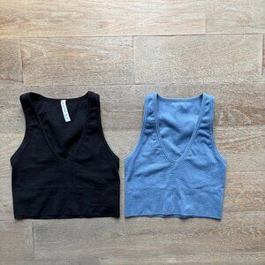 Athleta Cropped Tank Tops, Size XS